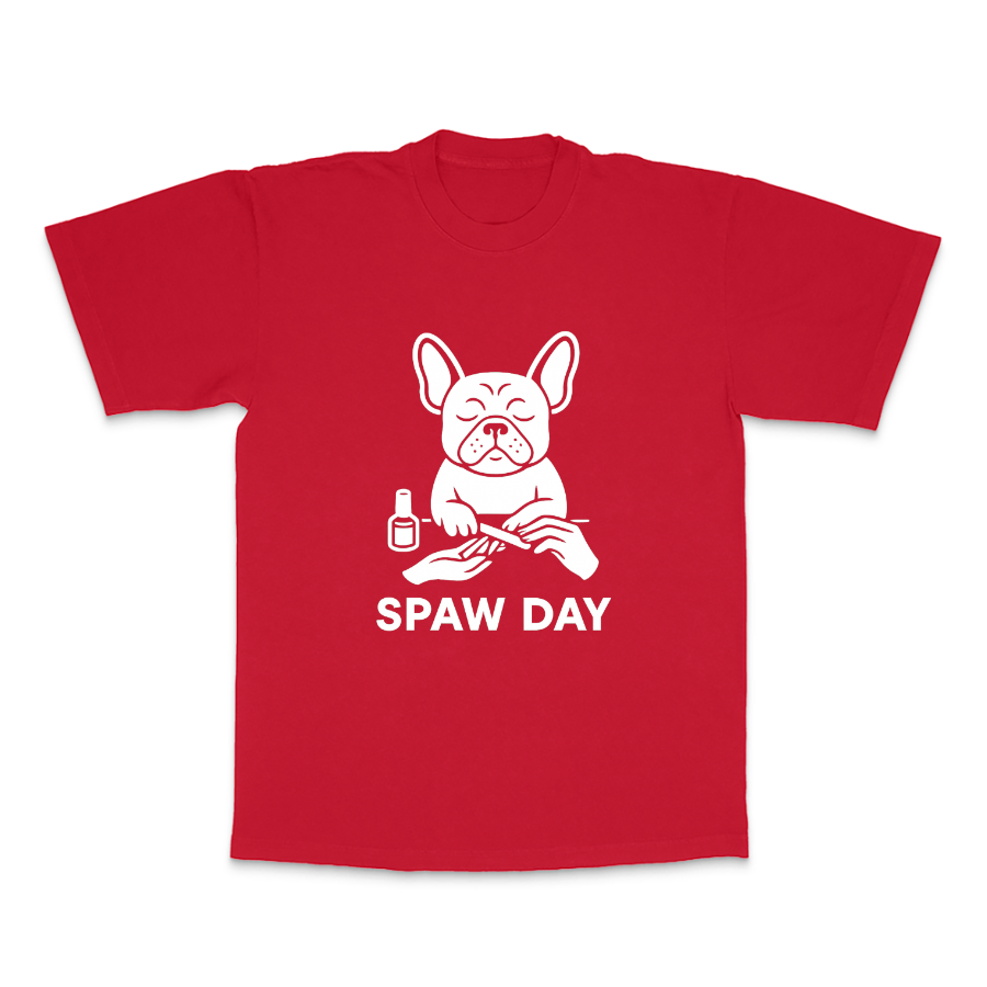 Spa Day Tee Shirts DOGMODE Dog Lover Tees. Printed in the USA