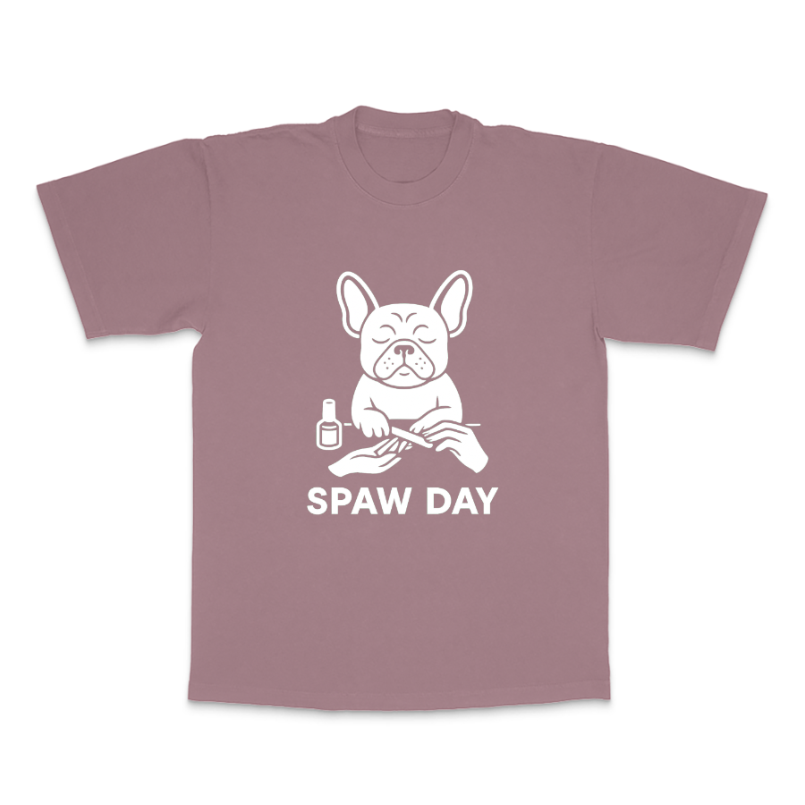 Spa Day Tee Shirts DOGMODE Dog Lover Tees. Printed in the USA
