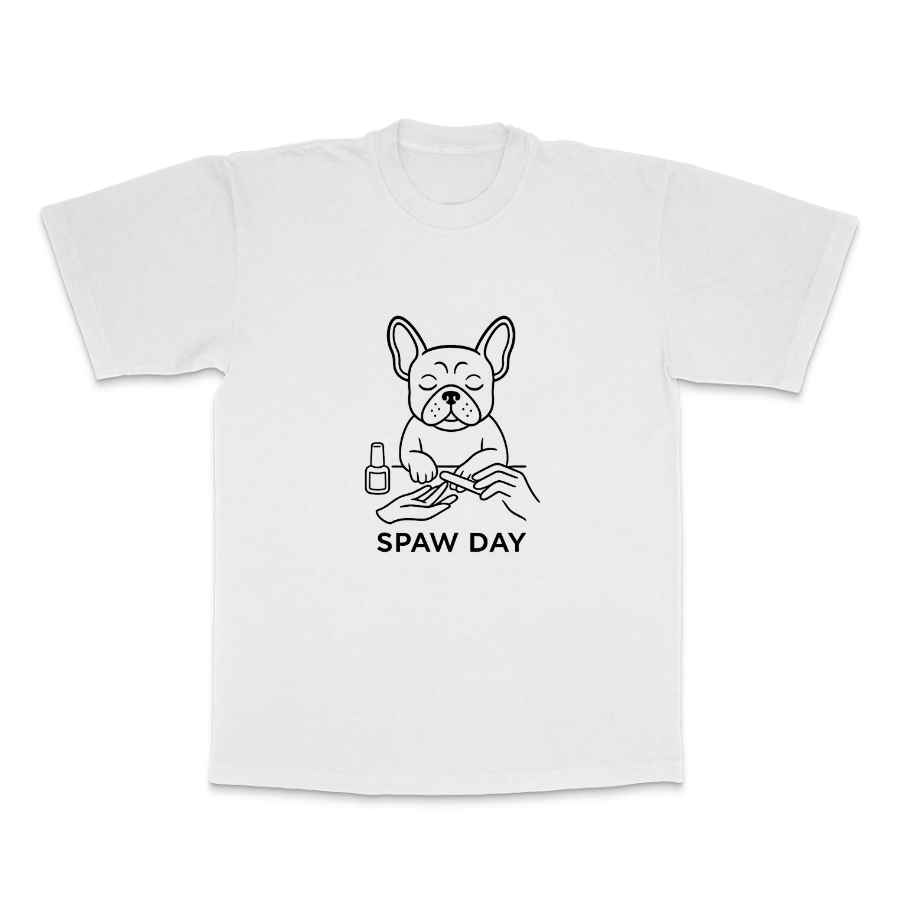 Spa Day Tee Shirts DOGMODE Dog Lover Tees. Printed in the USA